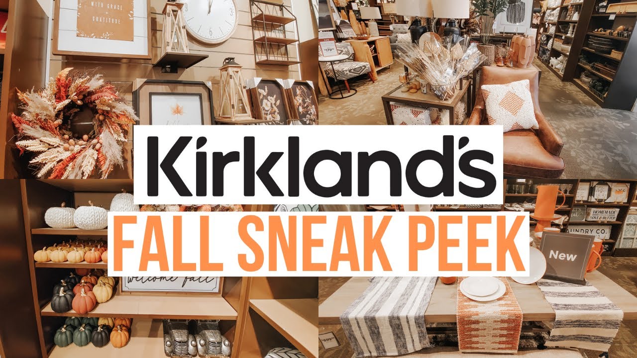 Kirkland's Fall Decor 2021 Sneak Peek! Shop With Me YouTube