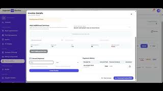Add Items to a Previous Invoice | AppointMyDoctor