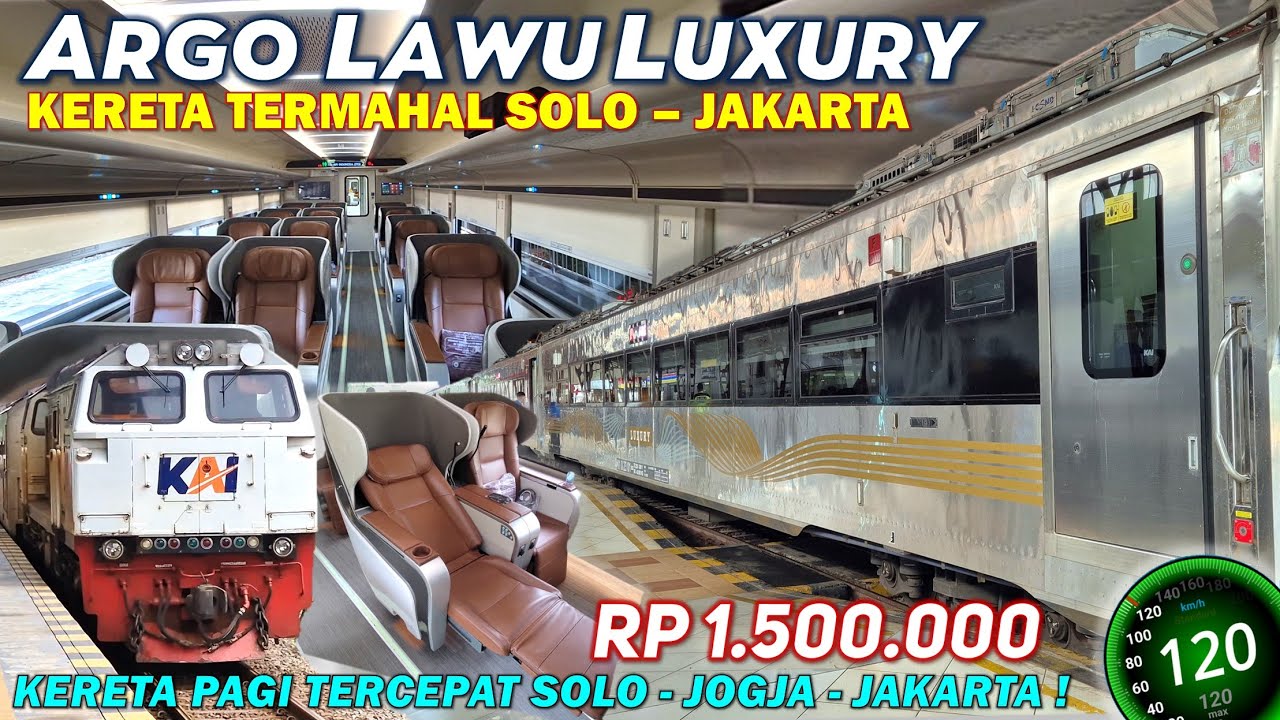 KERETA UNGGULAN TERMAHAL JOGJA JAKARTA ! Trip KA Argo Lawu Luxury New Generation 3, Apakah Nyaman?