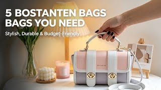 Classy & Durable BOSTANTEN Bags — Perfect for Every Occasion ✨