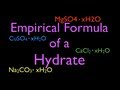 Calculating Hydrate Formulas with Magnesium Sulfate and Water