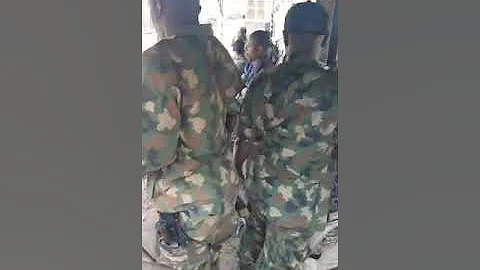 Nigeria Army Sings Igbo Gospel Song on stage talking about life situation