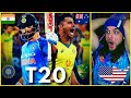 INDIA vs AUSTRALIA T20 Cricket | PANDYA'S POWER | AMERICAN REACTS