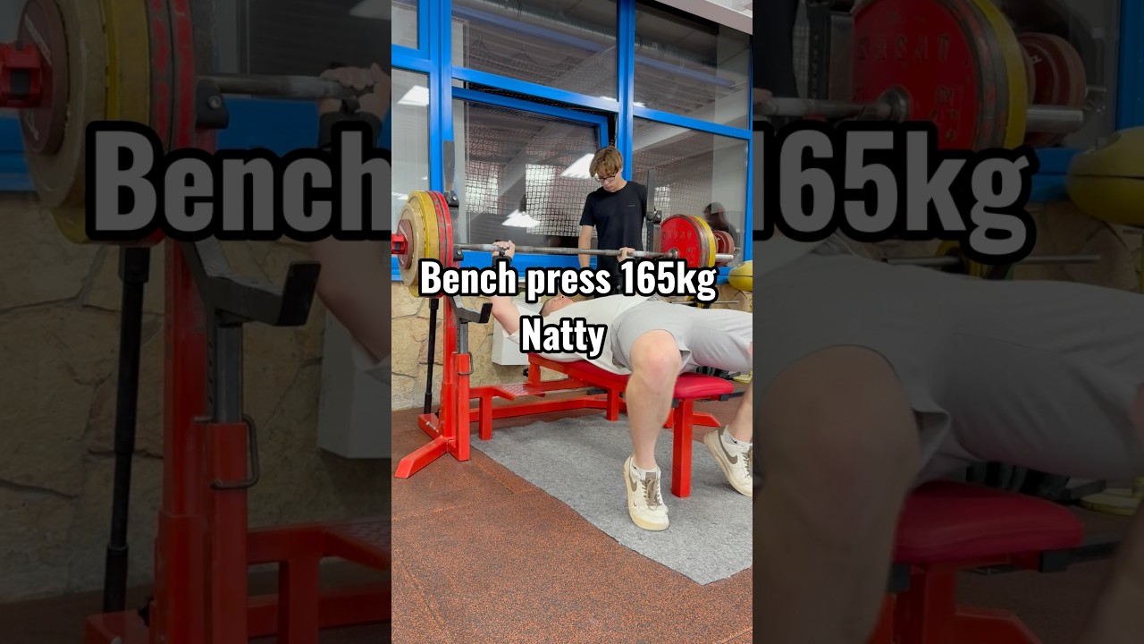 Жим лежа 165кг (90% от пм) 