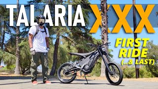 TALARIA XXX (X3) First Ride...and Last lol || Why I sold my Talaria Sting R MX4 || 2023 Ebike