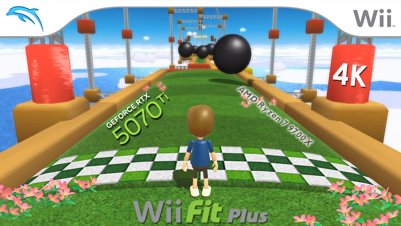 Wii Fit Plus (4K / 2160p / 60fps) | Dolphin Emulator 2512-257