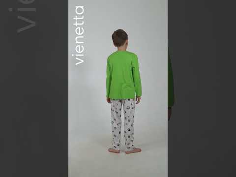 Купить Хлопковый детский домашний комплект с длинным рукавом VIENETTA KIDS 4051970158 в Украина в Lingerie.ua - Одяг для дому та відпочинку, Видео 1