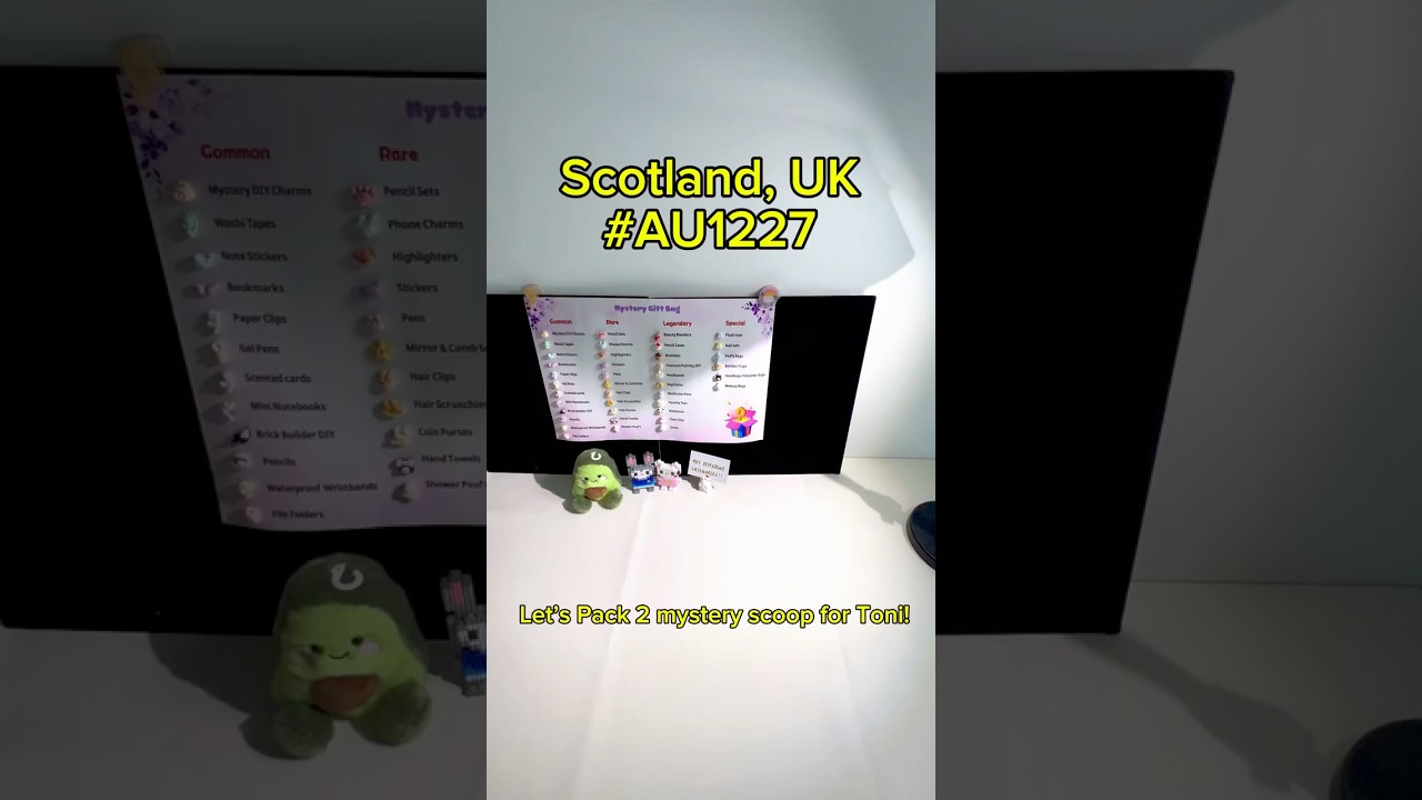 Давайте соберём 2 загадочных шарика для Тони из Шотландии, Великобритания