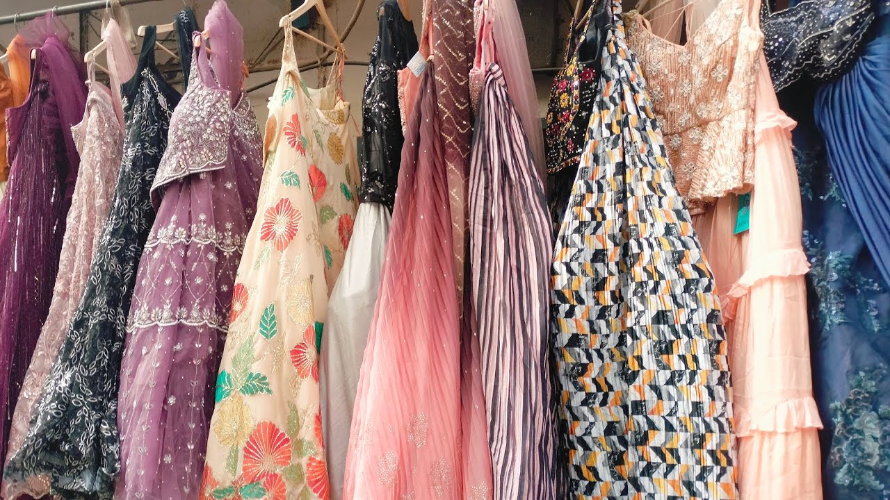 Thursday Seelampur Market Explore designer Party wear lengha collection video 