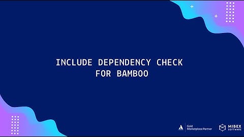 Include Dependency Check for Bamboo