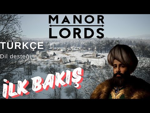 Merakla beklenen Strateji Oyunu Manor Lords -  Türkçe Oyun 