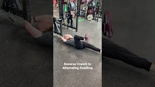 Reverse Crunch to Alternating Deadbug