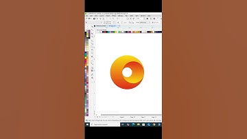 Coreldraw tutorial 4 #logodesgin #graphicdesign #ytshorts #photoshop