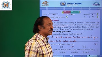 27TH NOV TS CLASS IV ENGLISH AMAZING ASSIGNMENT KEY