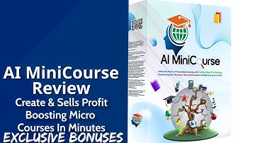 AI MiniCourse Review | Create & Sell Profit-Boosting Micro-Courses In Just Minutes | Exclusive Bonus