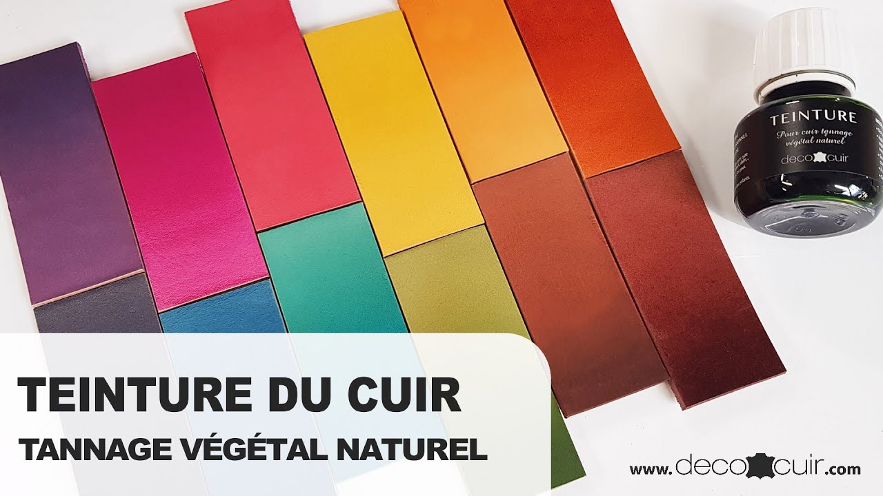 Guide : comment teinter le cuir tannage végétal naturel ? 