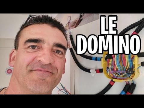 Repérage et  Méthode de branchement sur une boîte de dérivation avec le domino