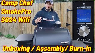Camp Chef SmokePro SG24 Wifi | Camp Chef Unboxing, Assembly, and Burn-In