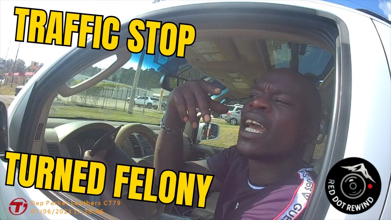 Body Cam: Traffic Stop Turns Into Felony Arrest - YouTube