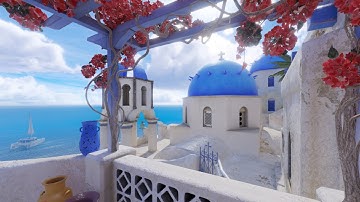 CS2 De_Thera (Santorini) Walkthrough 4K