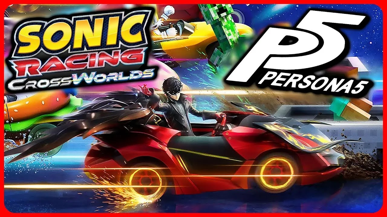 Joker Persona 5 in Sonic Racing Crossworlds