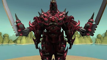 Spore MODDED creation: Dark Knight (DANCE ANIMATION) (DI, MM)