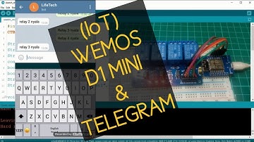 BELAJAR 46 PEMROGRAMAN ARDUINO - IoT Dengan WEMOS D1 Mini Dan TELEGRAM