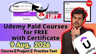 30+ Udemy Paid Courses FREE 🎓 | 100% OFF Coupon Codes + Free Certificates! 🔥