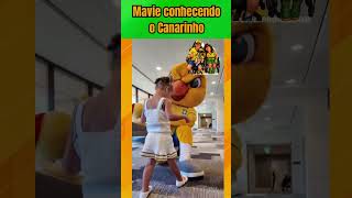 💪💣Mavie conhecendo o Canarinho #neymar