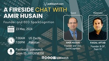A Fireside Chat with Amir Husain, Founder and CEO SparkCognition
