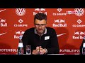 Die Pressekonferenz nach dem Heimsieg gegen Nürnberg