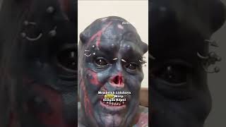 fernando franko seniman tato asal brazil beropsesi menjadi mirip setan #fyp #viral  #viralvideo