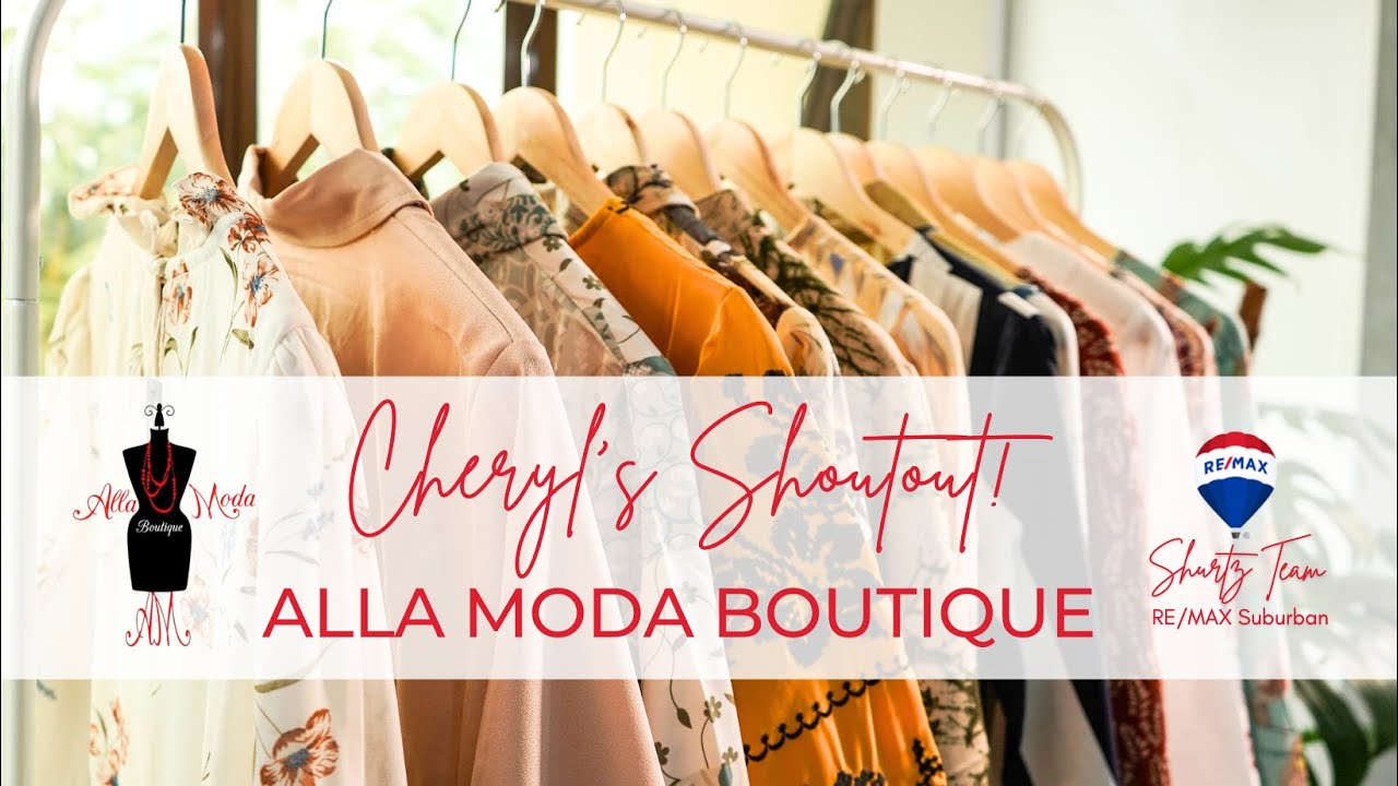 Cheryl's Shoutout to Alla Moda Boutique! - YouTube