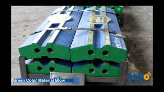 Sandvik QI241 blow bar and Impact Plate