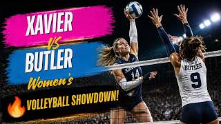 Xavier vs Butler NCAA Women's Volleyball Match