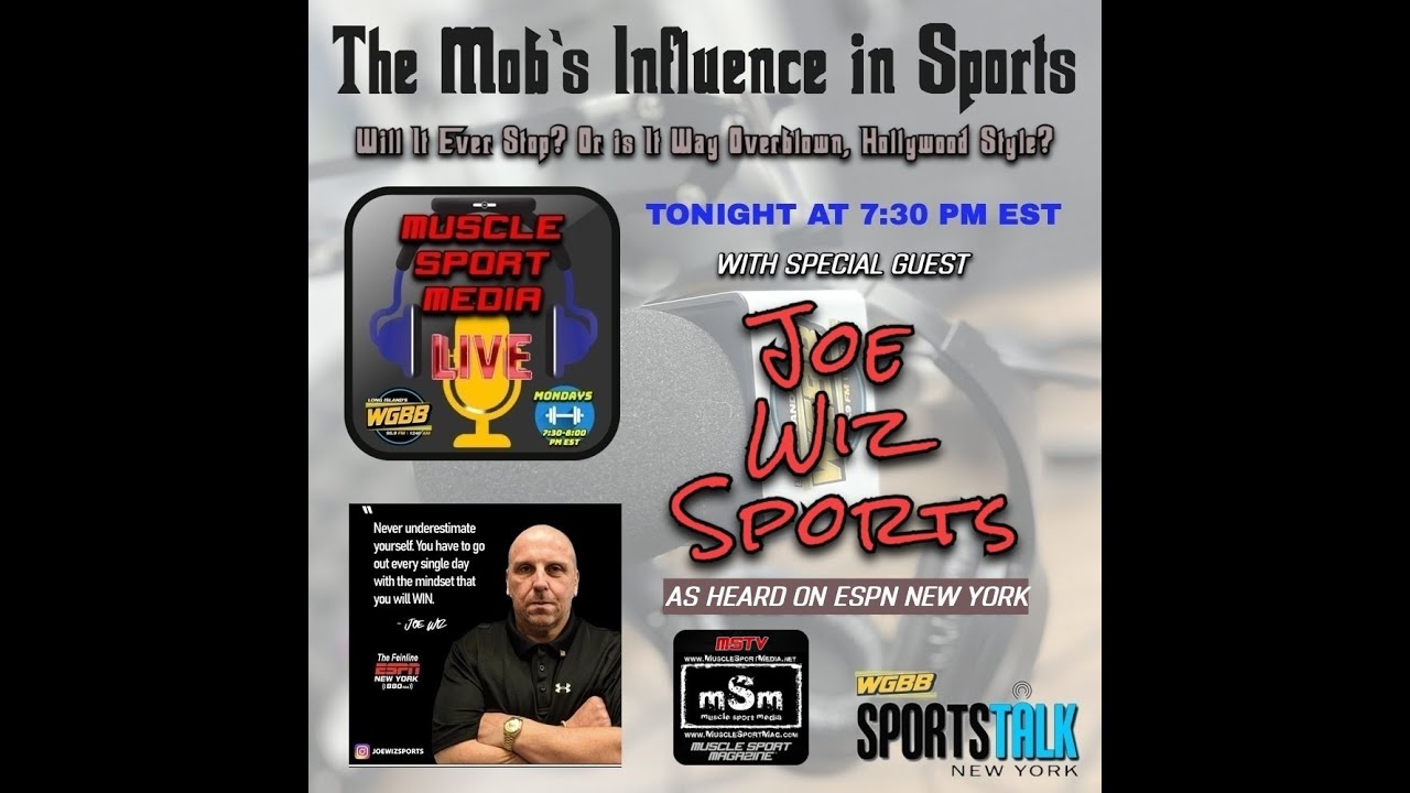 Mob's Influence in Sports Is It Overblown Hollywood Style? Guest Joe Wiz Sports WGBB Radio 12/1/25