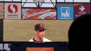 San Francisco Giants Madison Bumgarner Debut (Sep. 8, 2009) Part 3