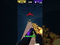 Golden Sniper DOMINATION Hallway Combat & Epic Round Win! #roblox #rivals #shorts