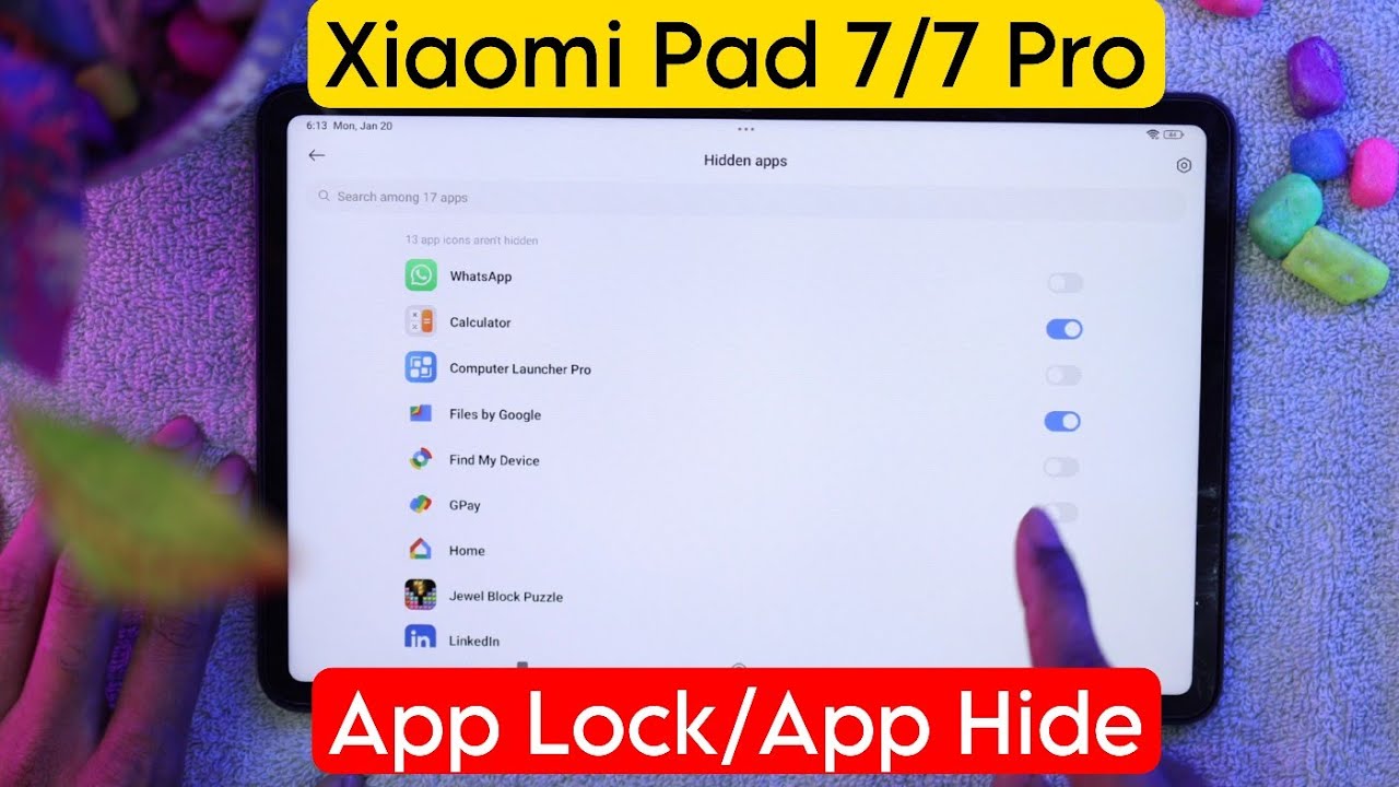 Xiaomi Pad 7: How To Lock & Hide Apps | Xiaomi Pad 7 Pro Hidden Apps Guide