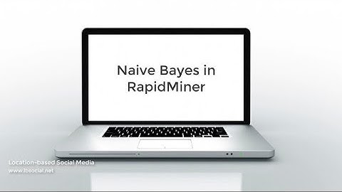 Naive Bayes in RapidMiner