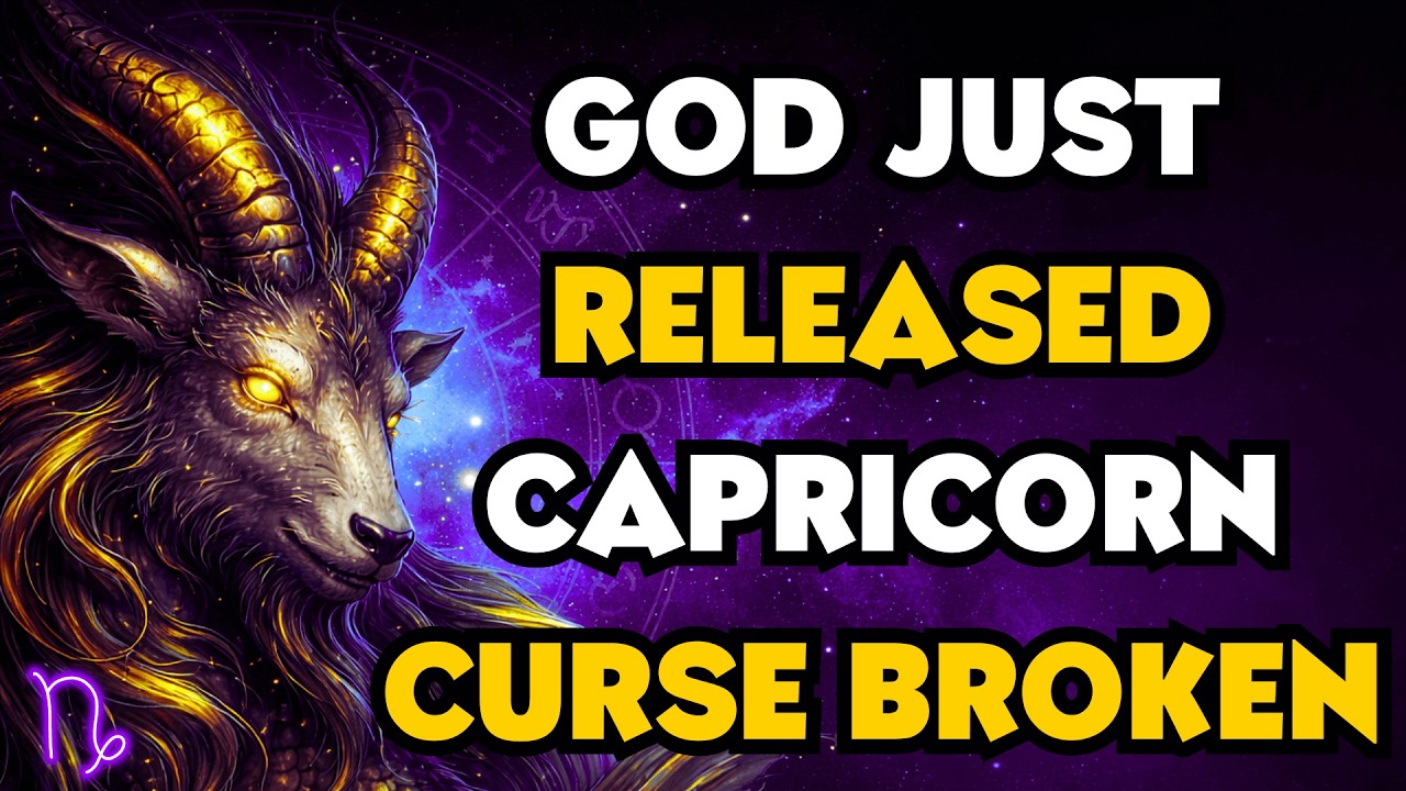 God Just Released Capricorns From a Curse That Followed Them for Years