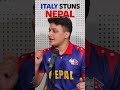 Italy vs Nepal 💔 | Heartbreak in the Cricket World Cup