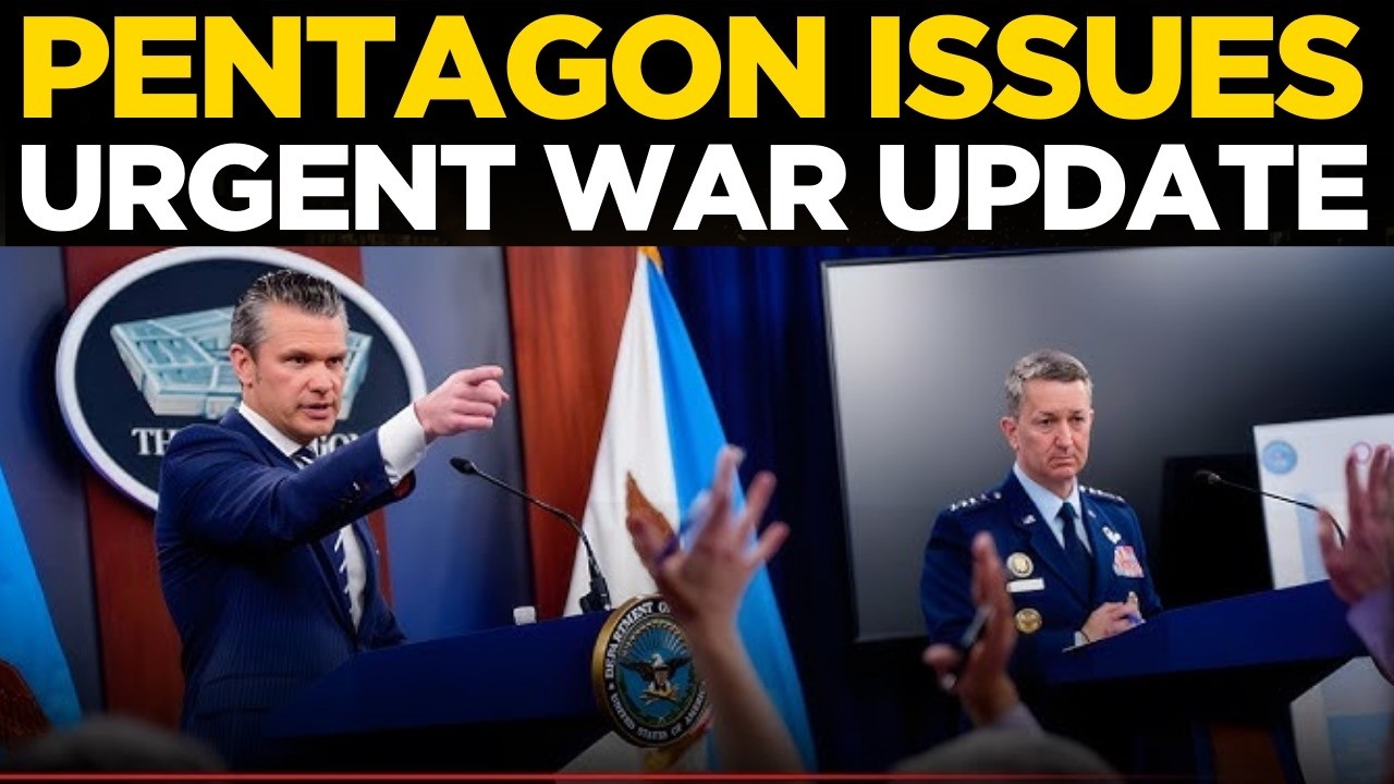 PENTAGON BRIEFING LIVE | Defense Secretary Hegseth Delivers Major Announcement | US-IRAN War Update