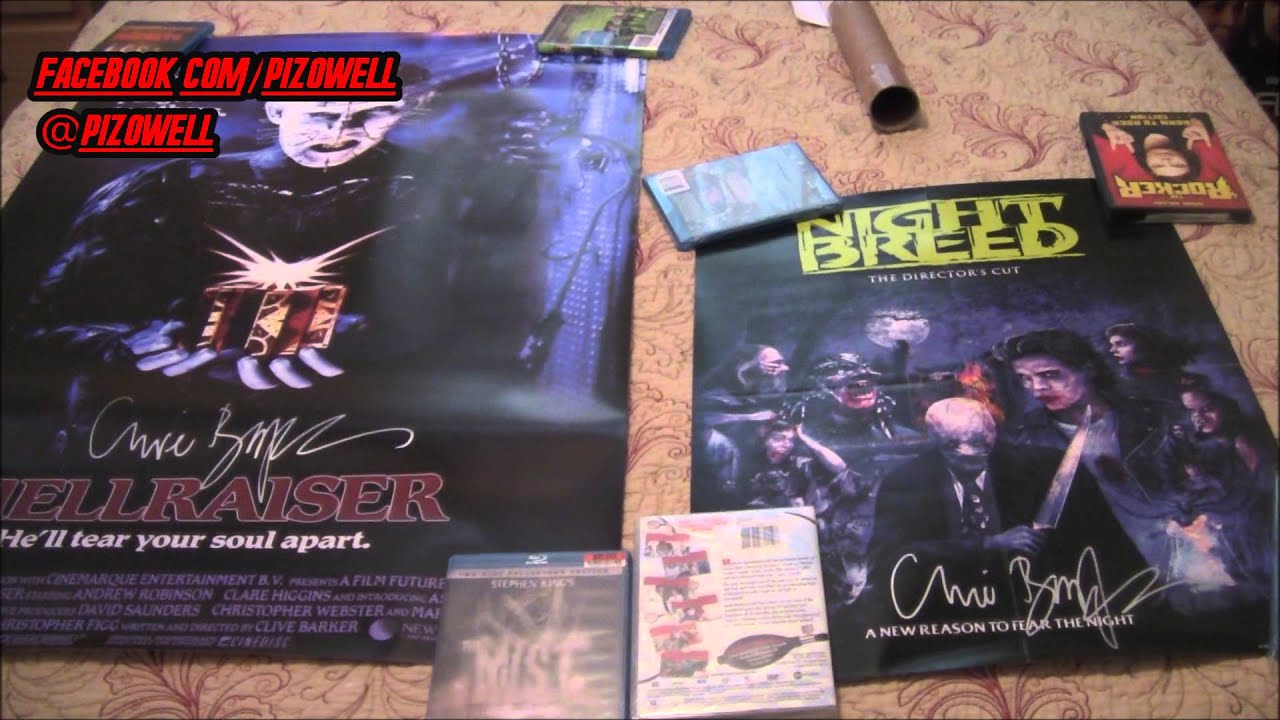Lettre Signée Par Clive Barker - Autographe Original Sur Photo (dimensions 21,6 X 28 Cm)
