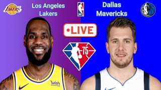 Los Angeles Lakers at Dallas Mavericks NBA Live Scoreboard Play by Play / Interga