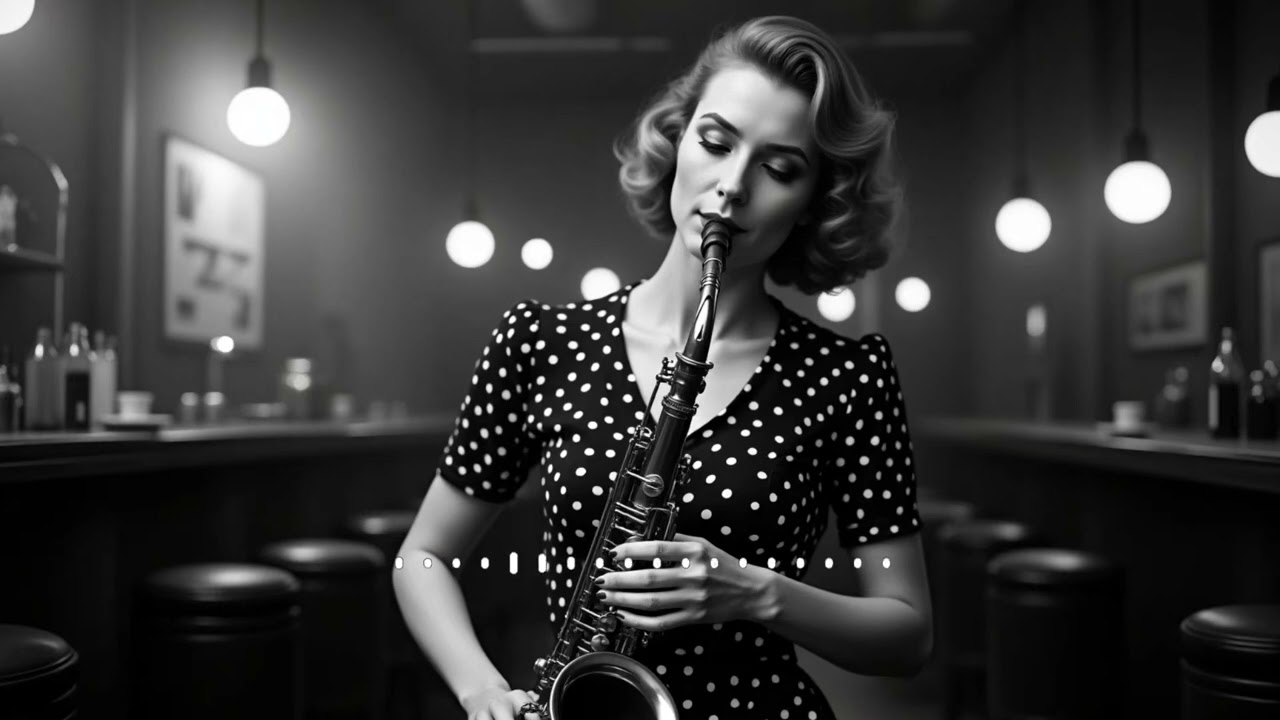 Neon Jazz: 1950s Club Saxophone by a Stunning Performer
