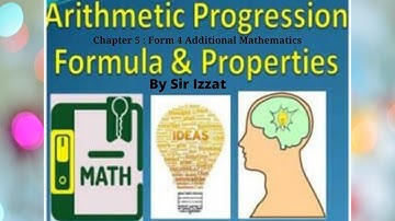 KSSM Form 4 Add Maths Chapter 5 : Progressions (Janjang) : Arithmetric Progressions (AP) Part 1