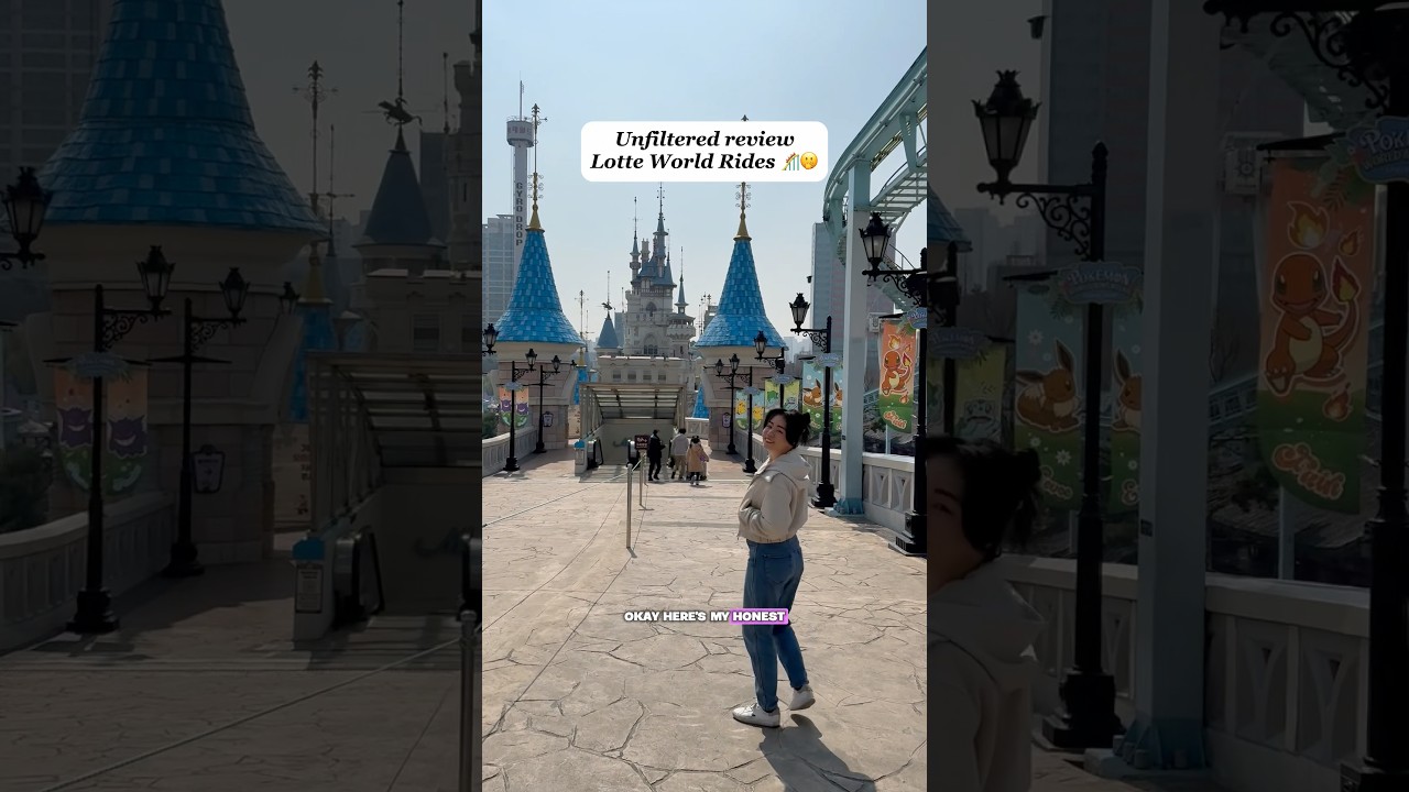 🫢 Горячая новость: не каждый аттракцион в Lotte World стоит шумихи… 👀🎢
