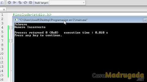 Tutorial Programación en C - 14 - Sentencia Switch