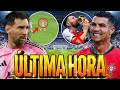 🚨 Compañero de CR7 lo MOLESTA con mural de MESSI 🤣 LEO muy ENOJADO con juego de INTER MIAMI 💥